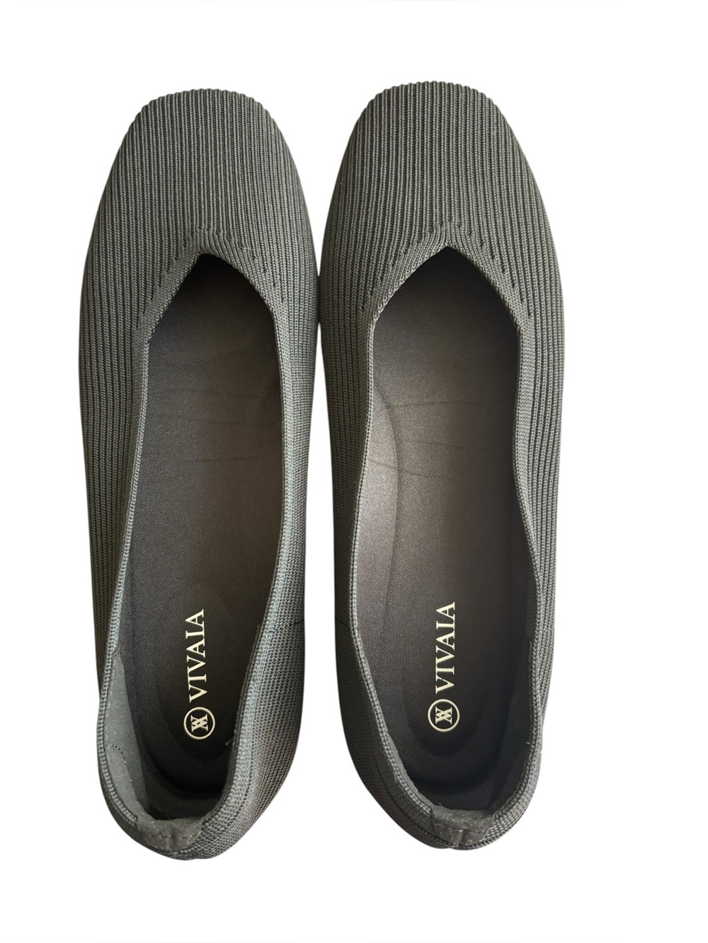 VIVAIA Women's Margot 2.0 Square-Toe V-Cut Ballet Flats size 41.5/US10